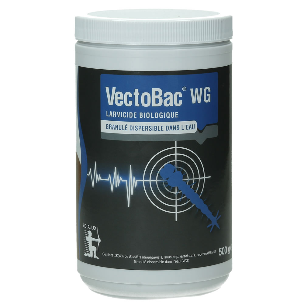 Insecticide Larvicide Biologique Anti-Moustique, Vectobac WG - Pot 500g