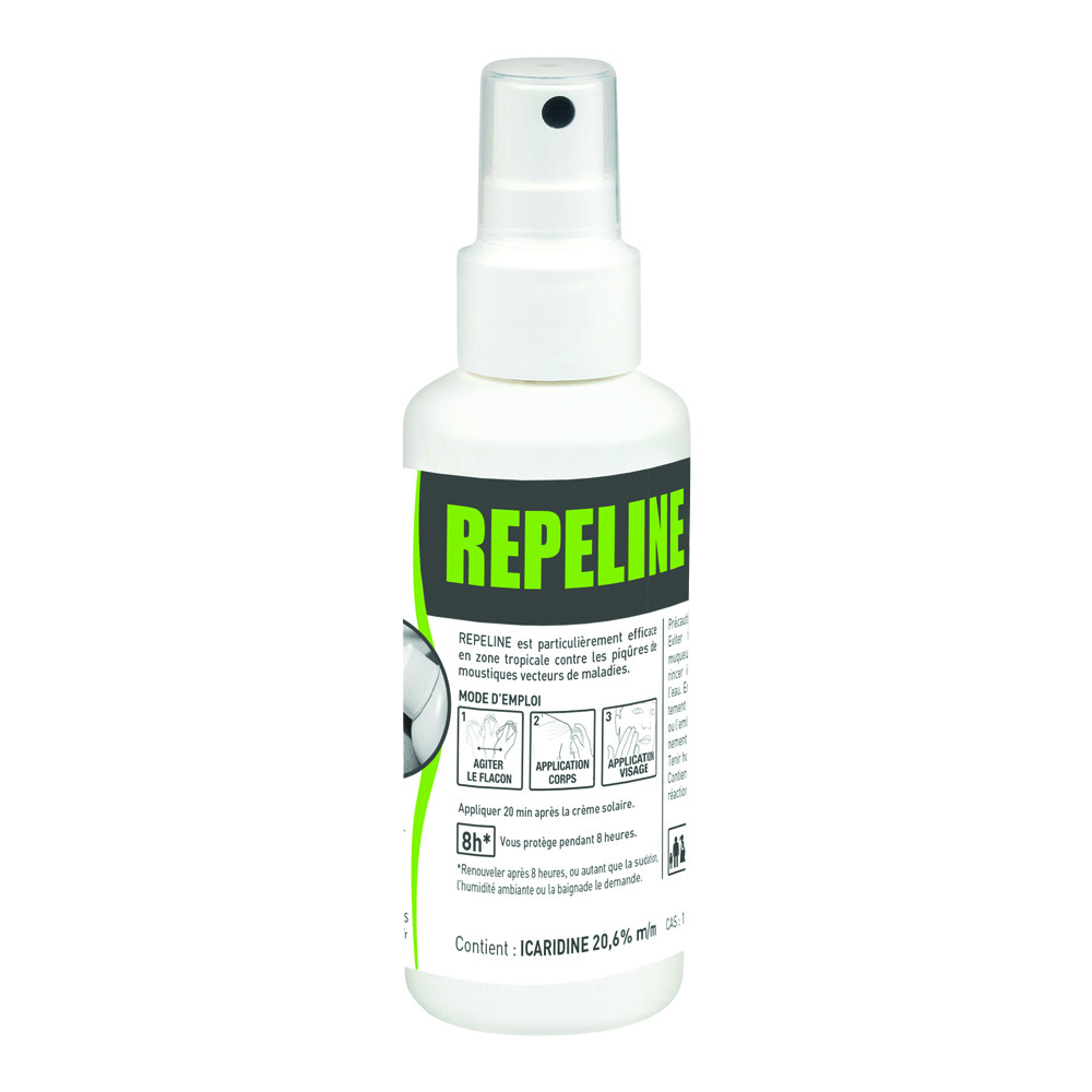 Répulsif moustiques, Repeline - Spray de 100ml